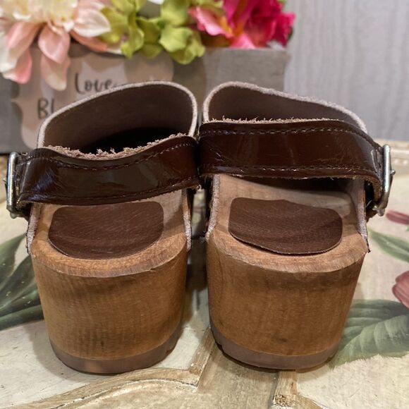 Vollsjo Girls Leopard Animal Print Swedish Clogs EU 32 - Picture 6 of 10